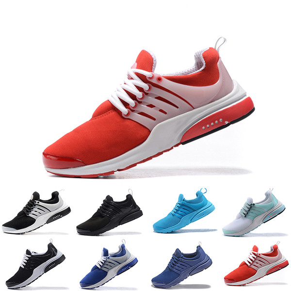 2018 PRESTO 5 Sports Shoe BR QS Breathe Black White Yellow Red Mens Sneakers Women Running Shoes Walking designer Sports shoes free shipping