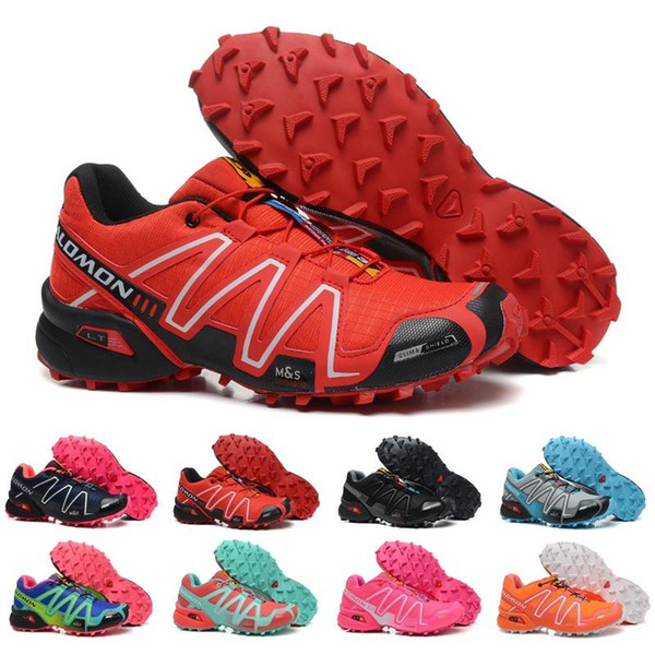 Hot Solomon Peedcross 3 Trail Best Quality Women Outdoor Running Shoes An Jogging Sport Fashion Sneakers Outdoor Walking Waterproof Shoes