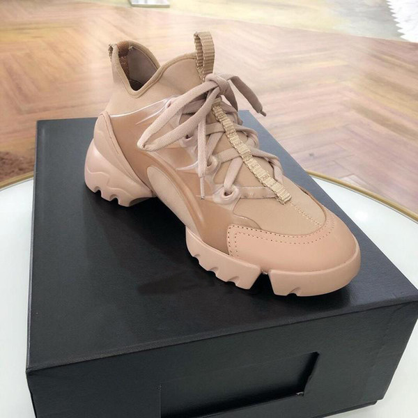 D-CONNECT SNEAKER Jade KALEIDIORSCOPIC Nude Printed Neoprene Running Shoes Sports Training Sneakers Paris Designer Dio4