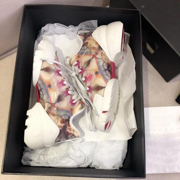 D-CONNECT SNEAKER Jade KALEIDIORSCOPIC Nude Printed Neoprene Running Shoes Sports Training Sneakers Paris Designer 0Dio0 5 Colors