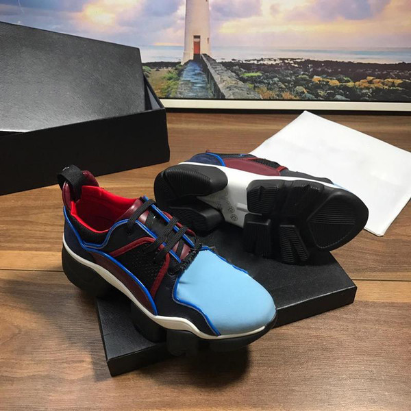 JAW LOW SNEAKERS IN NEOPRENE AND LEATHER 2019 Mens Mesh Running Shoes GIVENCHY2019 001