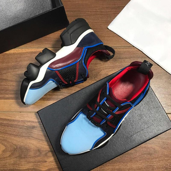 JAW LOW SNEAKERS IN NEOPRENE AND LEATHER 2019 Mens Mesh Running Shoes GIVENCHY2019 004