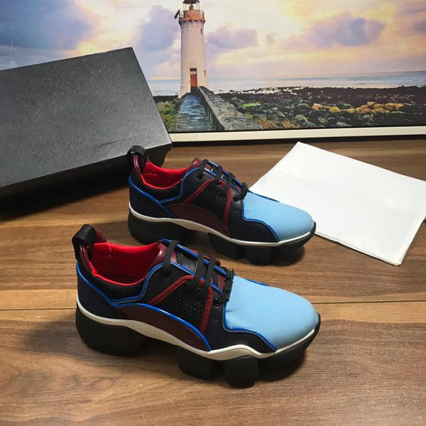 JAW LOW SNEAKERS IN NEOPRENE AND LEATHER 2019 Mens Mesh Running Shoes GIVENCHY2019 002