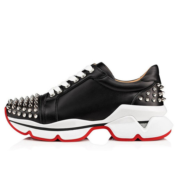19S Vrs Orlato Flat Donna Runner Rivet Krystal Spike Socks Studded Trainers Crystal Neoprene Bottom Sneakes Designer Platform Sneakers H9