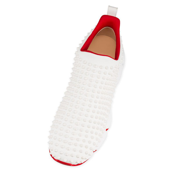 19S Vrs 2018 Orlato Flat Donna Runner Rivet Spike Spike Sock Studded Trainers Crystal Neoprene Bottom Sneakes Designer Running Shoes