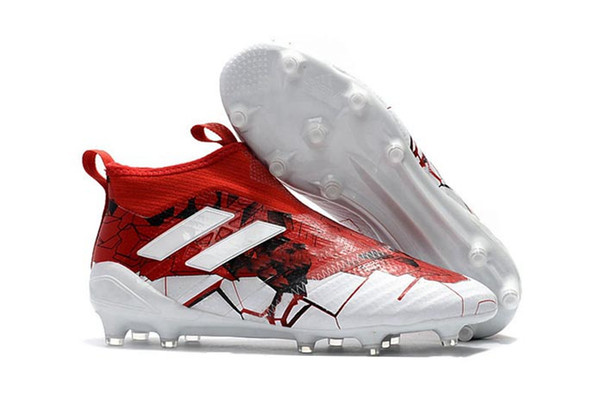 New style top qualty Crampons de football boots mens high top ankle soccer cleats dragon soccer shoes outdoor chuteiras men sizes6.5-11