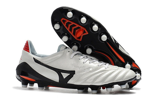 2019 Top quality arrival leather soccer cleats Low Morelia Neo II FG soccer shoes mens football boots outdoor sizes6.5-11