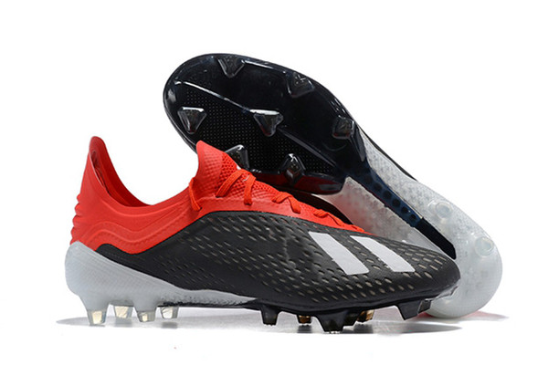 2019 mens soccer shoes X 18.1 FG nemeziz soccer cleats x 18.1 Crampons de football boots scarpe calcio SKELETALWEAVE