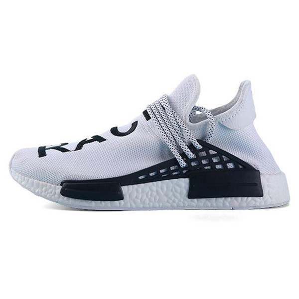 Human Race Pharrell Williams Hu trail NERD Men Womens Running Shoes white noble ink core Black Red sports boots designer sneaker 36-45