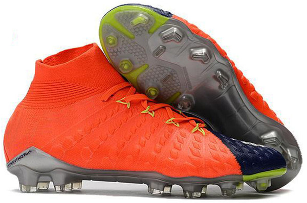 FG soccer cleats Hypervenom Phantom III DF shoes neymar IC football Men high ankle shoes Cheap