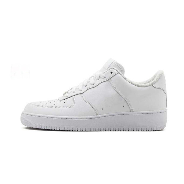 Top quality Fashion classic all-white and low-white rye men's and women's casual shoes compulsory skates sizes5.5-11