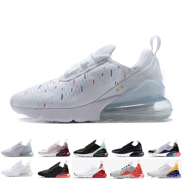 2019 designer Men Shoes Black Triple White Cushion Mens Sneakers Athletics Trainers Running Shoes size 36-45