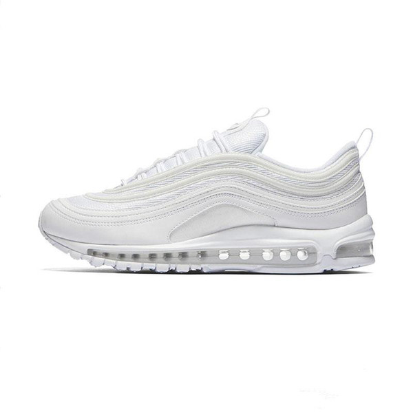 2019New style 97s triple Black White Og Metallic Gold Silver Bullet Trainer X Undftd Speed 97 OS Men women Sport Shoes sizes36-45