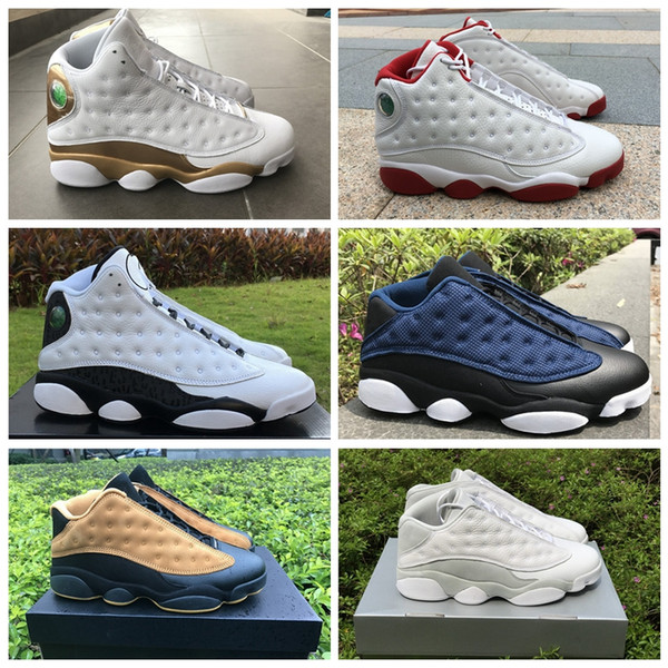 JN013d hot sale cheap Men Women Sports outdoors shoes 13 Retro High MID OG 13S J Luxury designer basketball Sneakers Official Breathable