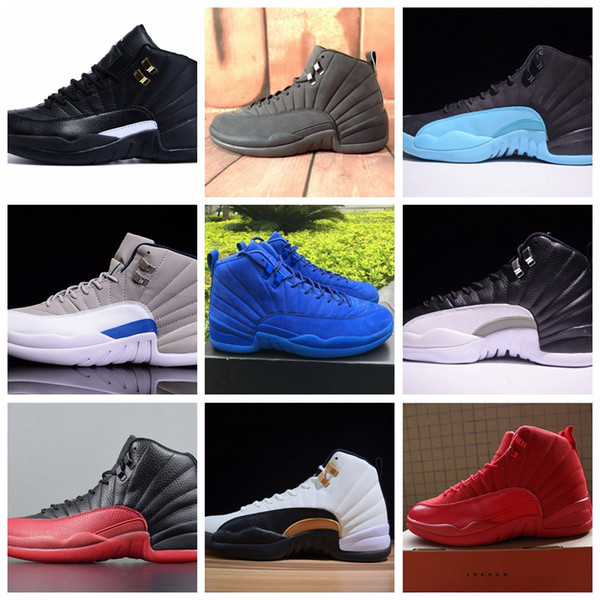 JN012c hot sale cheap Men Women Sports outdoors shoes 12 Retro High MID OG 12S J Luxury designer basketball Sneakers Official Breathable