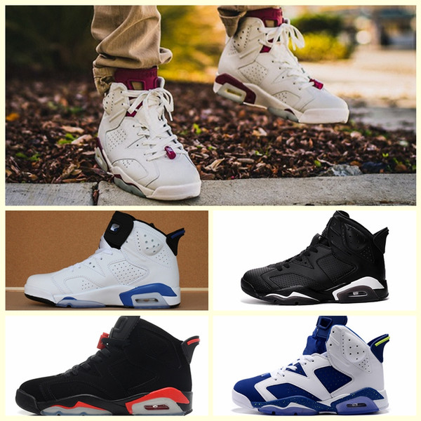 JN006t1b hot sale cheap Men Women Sports outdoors shoes 6 Retro High MID OG 6S J Luxury designer basketball Sneakers Official Breathable