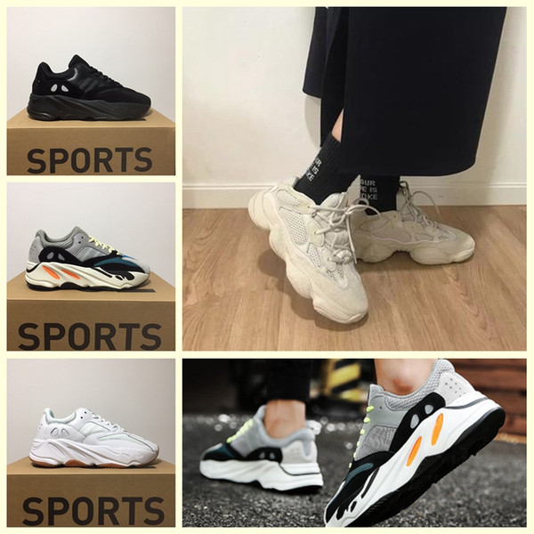 AAYEE70a hot sale cheap Men Women Sports outdoors shoes Mauve 700 Wave V2 Static Kanye West 700s Official Luxury designer running Sneakers