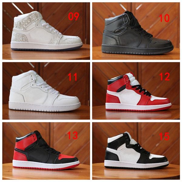 JN001t2a hot sale cheap Men Women Sports outdoors shoes 1 Retro High MID OG 1S J Luxury designer basketball Sneakers Official Breathable