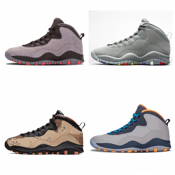 Mens basketball shoes 10 Desert Cat Tinker Cement 10s mens shoes Grey Cool grey iam back Powder blue trainers sports sneaker