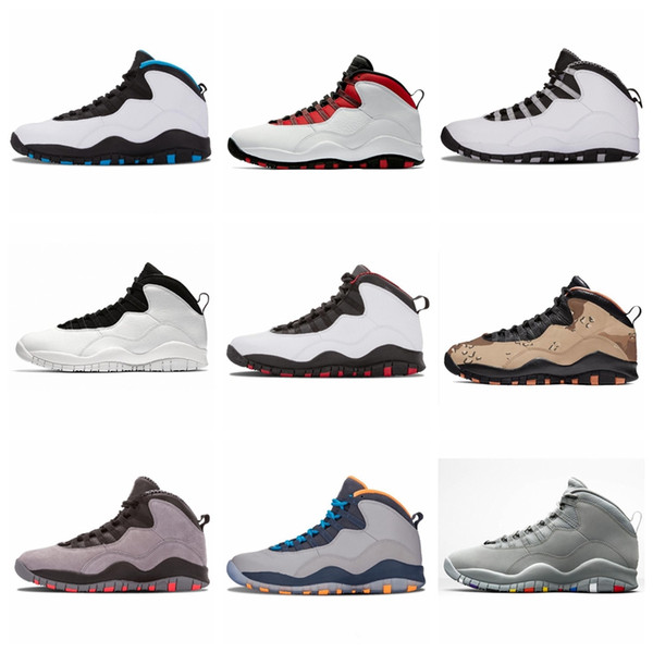 Mens basketball shoes 10 Desert Cat Tinker Cement 10s mens shoes Grey Cool grey iam back Powder blue trainers sports sneaker size 7-13