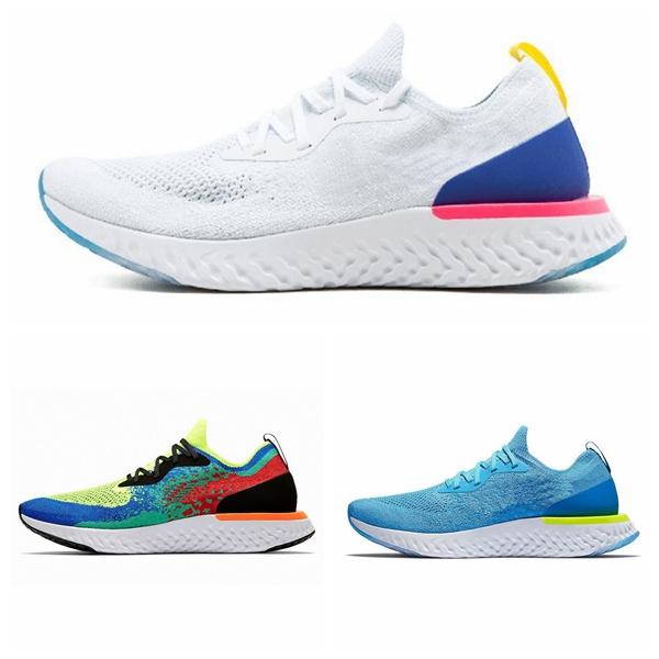 Epic React AQ0067 Mens Running Shoes For Women Sports Sneakers Trainers Men s Shoe Women Sneaker Racer Blue 2018