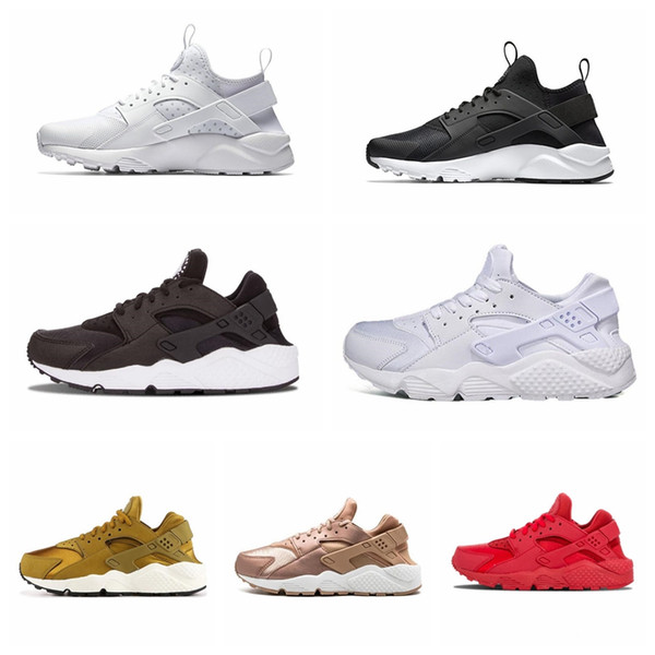 With Box Triple White Black Huarache 4.0 1.0 Running Shoes Classical red men women Huarache Shoes Huaraches Trainer sports Sneakers