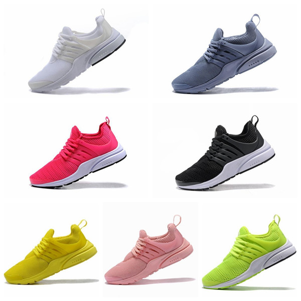 2019 PRESTO 5 BR QS Breathe Black White Yellow Red Mens women Sneakers Hot Men Shoe Walking designer casual shoes