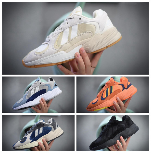 2019 Dragon Ball Z x YUNG-1 OG GoKu Men Women Running Shoes Orange Running Shoes Sports Sneakers Kanye 700 36-45