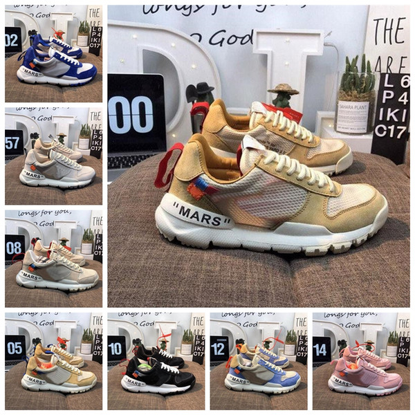 2019 Tom Sachs Craft Mars Yar Shoes Men Zapatillas Vintage Causal Sports Outdoor Sneakers running shoes Size 36-45