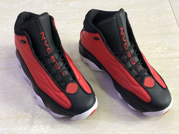 2018 New 13.5 Pro Strong Basketball Shoes For Men Gym Red Black Varsity Red White Athletic Sports Shoes Sneakers