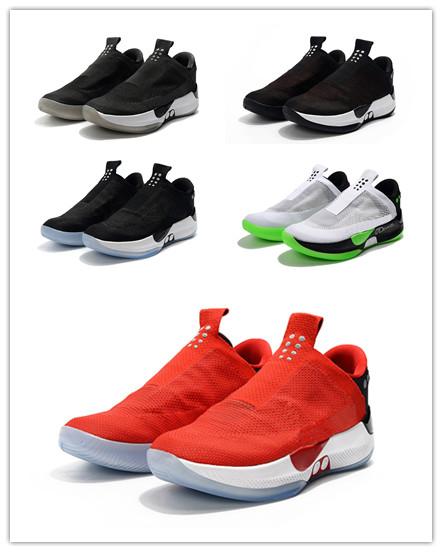 2019 New Adapt BB Mens Basketball Shoes Black White Pure Platinum Adapt BB Mens Comfortable Fashion Sports Sneakers With box