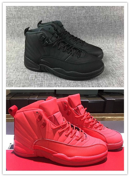 2018 Hot Sale 12s Winterized BQ6851-001 Basketball Shoes For Men 12 Bulls Mens Designer Sports Sneakers 130690-601 With Box