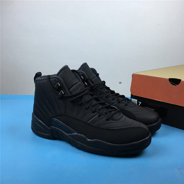 With Box Mens Basketball Shoes 12 Winterized Sports Shoes 12s WNTR Black-Anthracite BQ6851-001 Cheap Men Brand Designer Sneakers