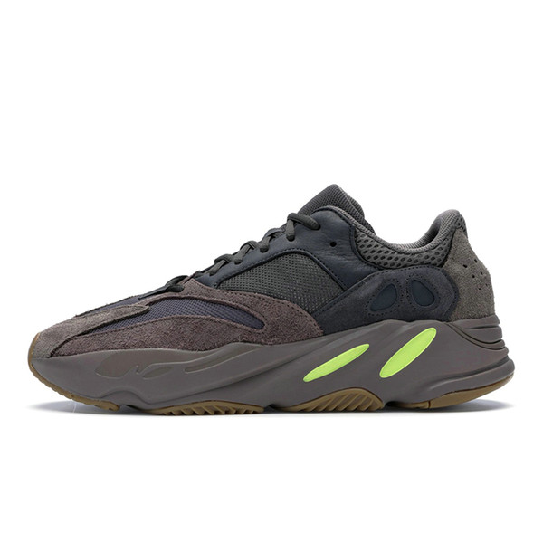 wholesale INERTIA 700 Kanye West Wave Runner Static 3M Reflective Mauve Solid Grey Sports Running Shoes Men Women Sports Sneaker Shoes 02