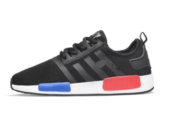 2019 NMD R1 Primeknit Japan Triple Black white red OG pink men women Outdoor Shoes runner breathable sports shoe trainer fashion sneakers 04