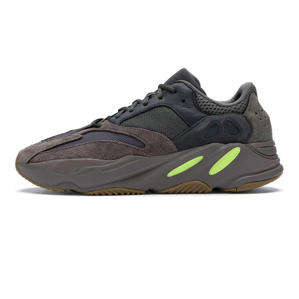 wholesale INERTIA 700 Kanye West Wave Runner Static 3M Reflective Mauve Solid Grey Sports Running Shoes Men Women Sports Sneaker Shoes 05
