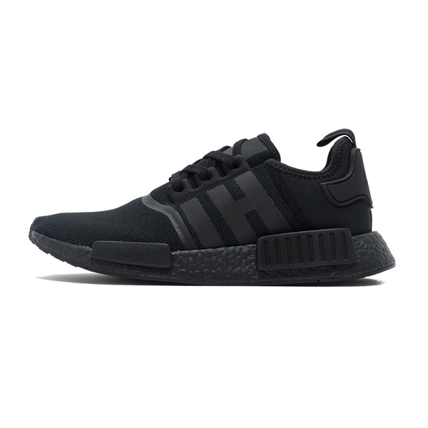 2019 NMD R1 Primeknit Japan Triple Black white red OG pink men women Outdoor Shoes runner breathable sports shoe trainer fashion sneakers 06