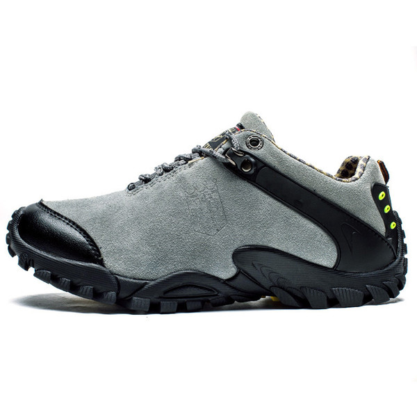 CAMEL Men Outdoor Sports Hiking Shoes Leather Anti-skid Shock Absorption Breathable Comfortable Camping Hiking Trekking foot Sneakers 3A 13