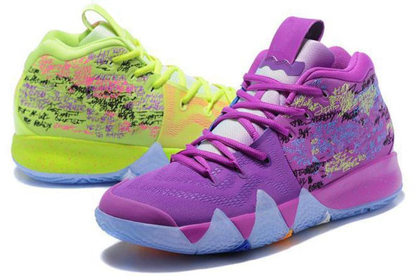 wholesale big boys Kids Irving 4Outdoor Shoes Womens Green Kyrie Halloween Dotd Pe Day Of The Dead CTC Confetti Carpet girls Trainer 02