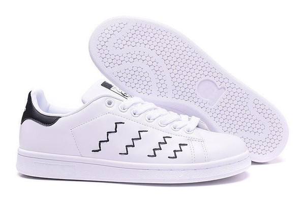 wholesale Top New 2019 Stan Smith Zapatos Classic Casual Shoes High Quality Smith Men Shoes Casual Leather Women Sport Sneakers 3A 14