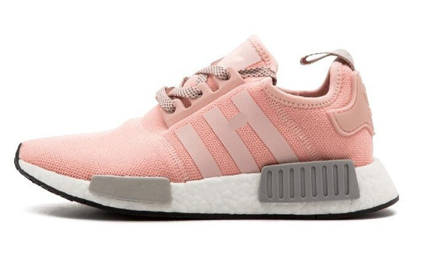 2019 NMD R1 Primeknit Japan Triple Black white red OG pink men women Outdoor Shoes runner breathable sports shoe trainer fashion sneakers 01