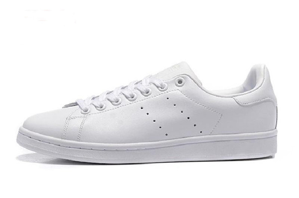 2019 New wholesale Top quality women men new stan shoes fashion smith sneakers Casual shoes leather sport classic flats 3A 07