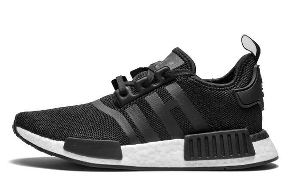 2019 NMD R1 Primeknit Japan Triple Black white red OG pink men women Outdoor Shoes runner breathable sports shoe trainer fashion sneakers 02
