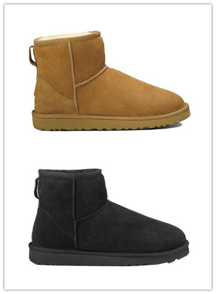 Designer Women Winter Snow Boots Fashion Australia Classic Short bow boots Ankle Knee Bow girl MINI Bailey Boot 2019 Black 36-41 3A 05