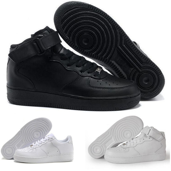 Discount One 1 Dunk Men Women Good Running Shoes Sports Skateboarding Ones Shoes High Low Cut White Black Trainers Sneakers 3A 105