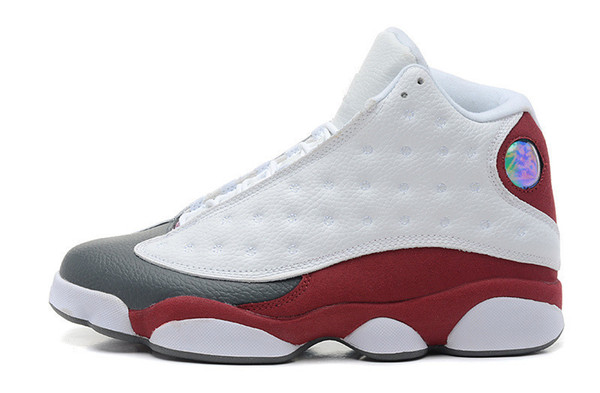 2019 New Mens womens Basketball Shoes 13 Bred Black True Red Discount Running shoes white black grey teal Sneakers 3A