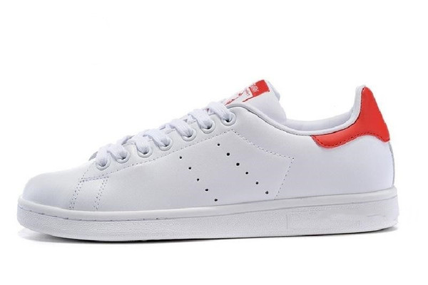 2019 New wholesale Top quality women men new stan shoes fashion smith sneakers Casual shoes leather sport classic flats 3A 08