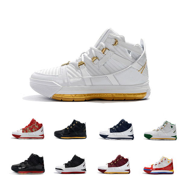 Lebron III 3 2019 New Arrival Home SuperBron SVSM PE 16 Zoom Sneakers LBJ 16s James 7-12
