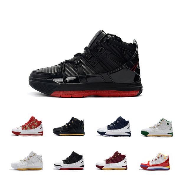 Lebron III 3 2019 New Arrival Home SuperBron SVSM PE 16 Zoom Sneakers LBJ 16s James 7-12 on pitstore