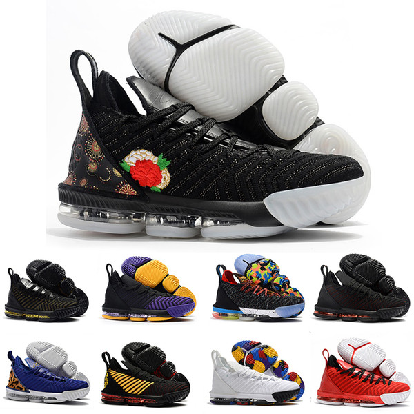 2019 New Lebron Shoes XVI 16 Lifestyle men sports shoes 16s embroidered designer Men Basketball Shoe trainer sneakers
